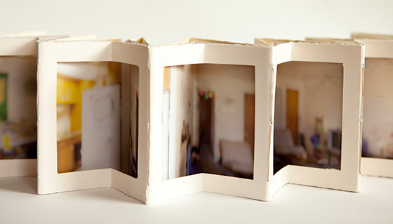 Handbound carousel book